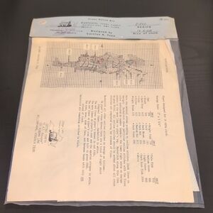 Cottage Crafts C.A.T Designs Cross Stitch Kit Scottish Piper 1980 Vintage